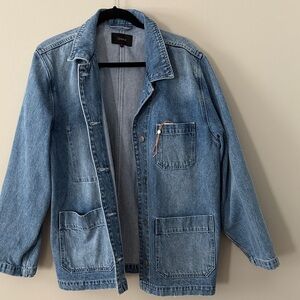 Quince Light Blue Denim Chore Jacket XL